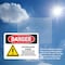 Signmission Electrocution Hazard Crane Danger Sign, Plastic, 10in W x 7in L, 2PK OS-2PACK-DS-P-710-L-1822 - alternate 4